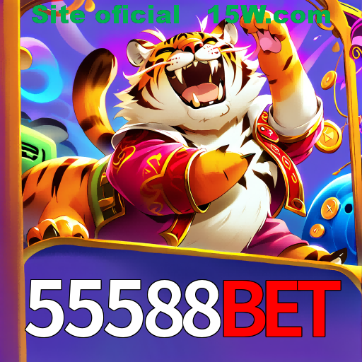 Imagem promocional da 55588Bet mostrando a plataforma e suas vantagens